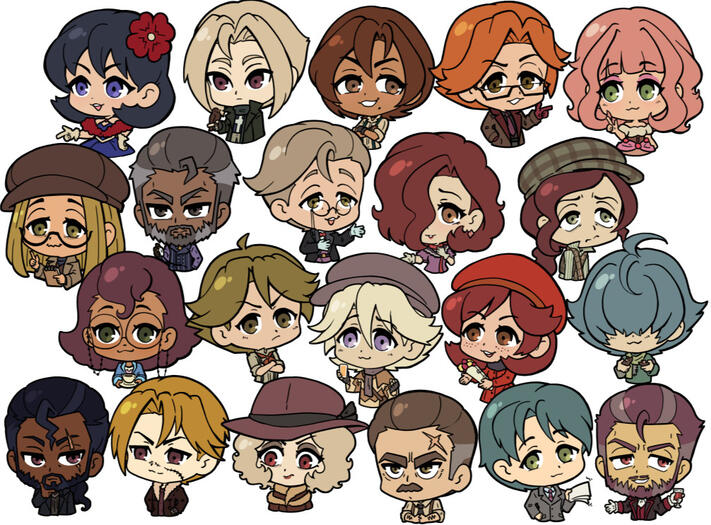 Accessories to Murder Chibis Accessories to Murder Chibis