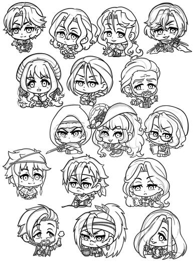 Memories of Aether Chibis Memories of Aether Chibis